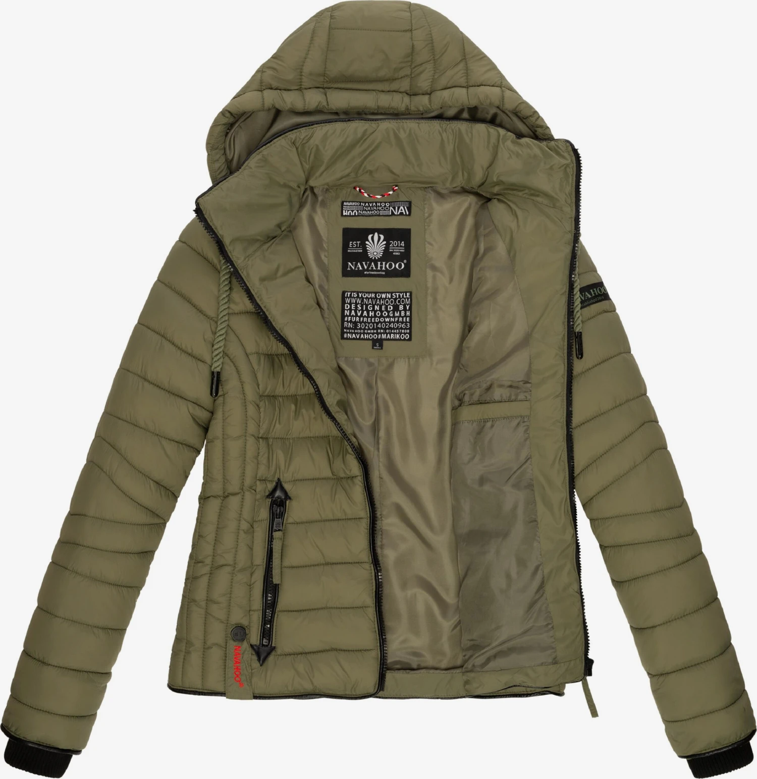 Navahoo Tussenjassen Tussenjas Lulana Dames Olijfgroen 5 Navahoo Tussenjassen Tussenjas Lulana Dames Olijfgroen - Afbeelding 5
