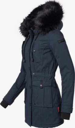 Navahoo Parkas Winterparka Luluna Dames Nachtblauw -Navahoo a12ab1c89c9ebde30db07c45a8039762