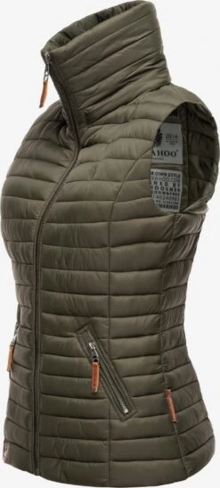 Navahoo Bodywarmers Bodywarmer Shadaa Dames Kaki -Navahoo a1461c19345c2b5baba1eed222c65277
