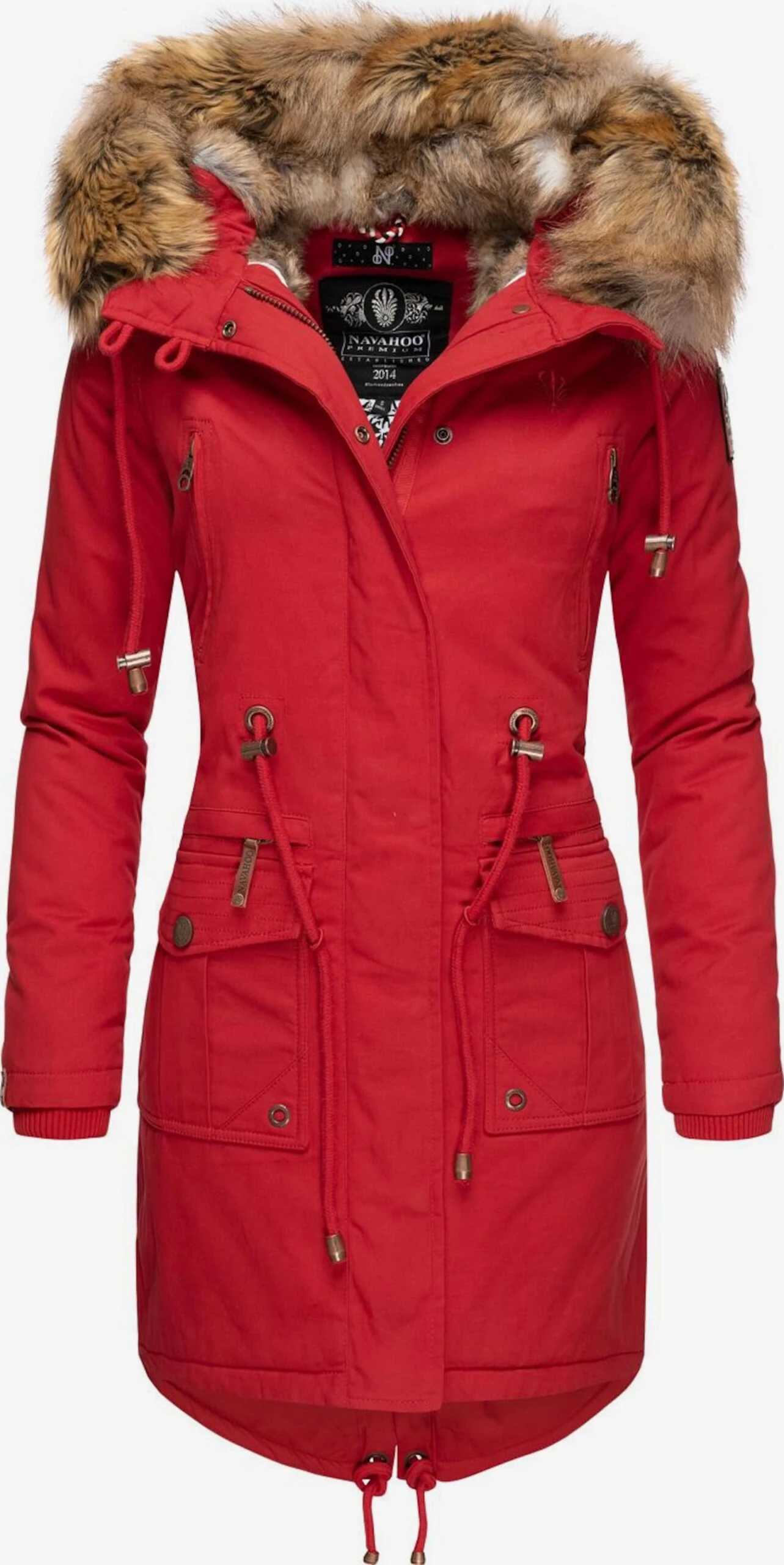 Navahoo Parkas Winterparka Rosinchen Dames Rood 1 Navahoo Parkas Winterparka Rosinchen Dames Rood
