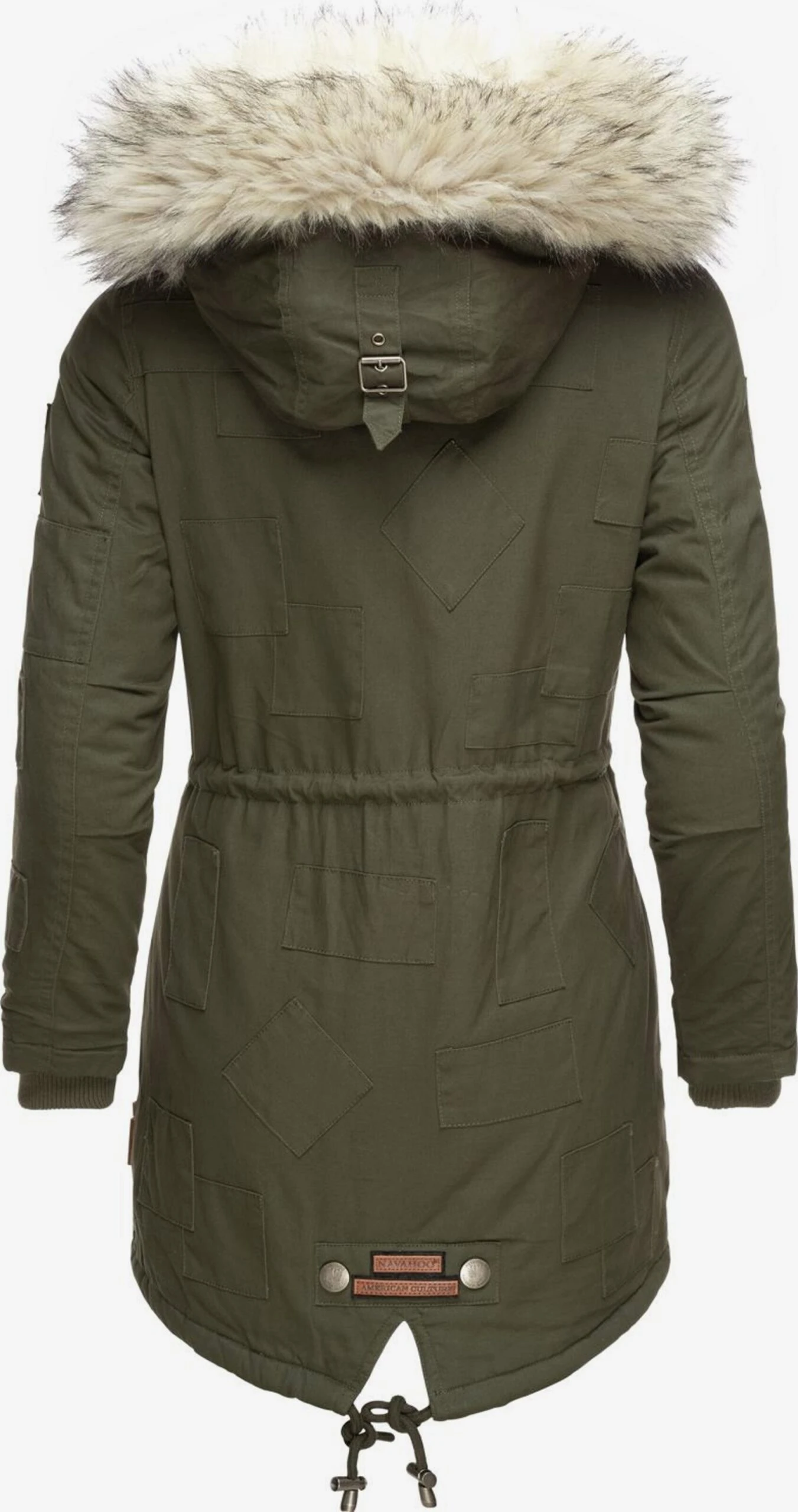 Navahoo Parkas Winterparka Honigfee Dames Kaki 3 Navahoo Parkas Winterparka Honigfee Dames Kaki - Afbeelding 3