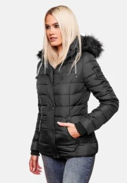 Navahoo Winterjassen Winterjas Zuckerbiene Dames Zwart -Navahoo aac90dec8ca35373719bf522f9b4a3e1