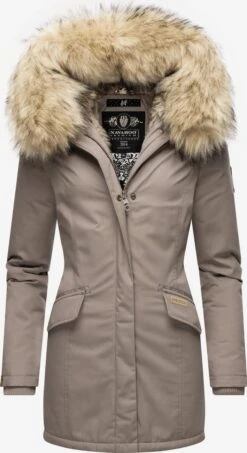 Navahoo Parkas Winterparka Cristal Dames Grijs
