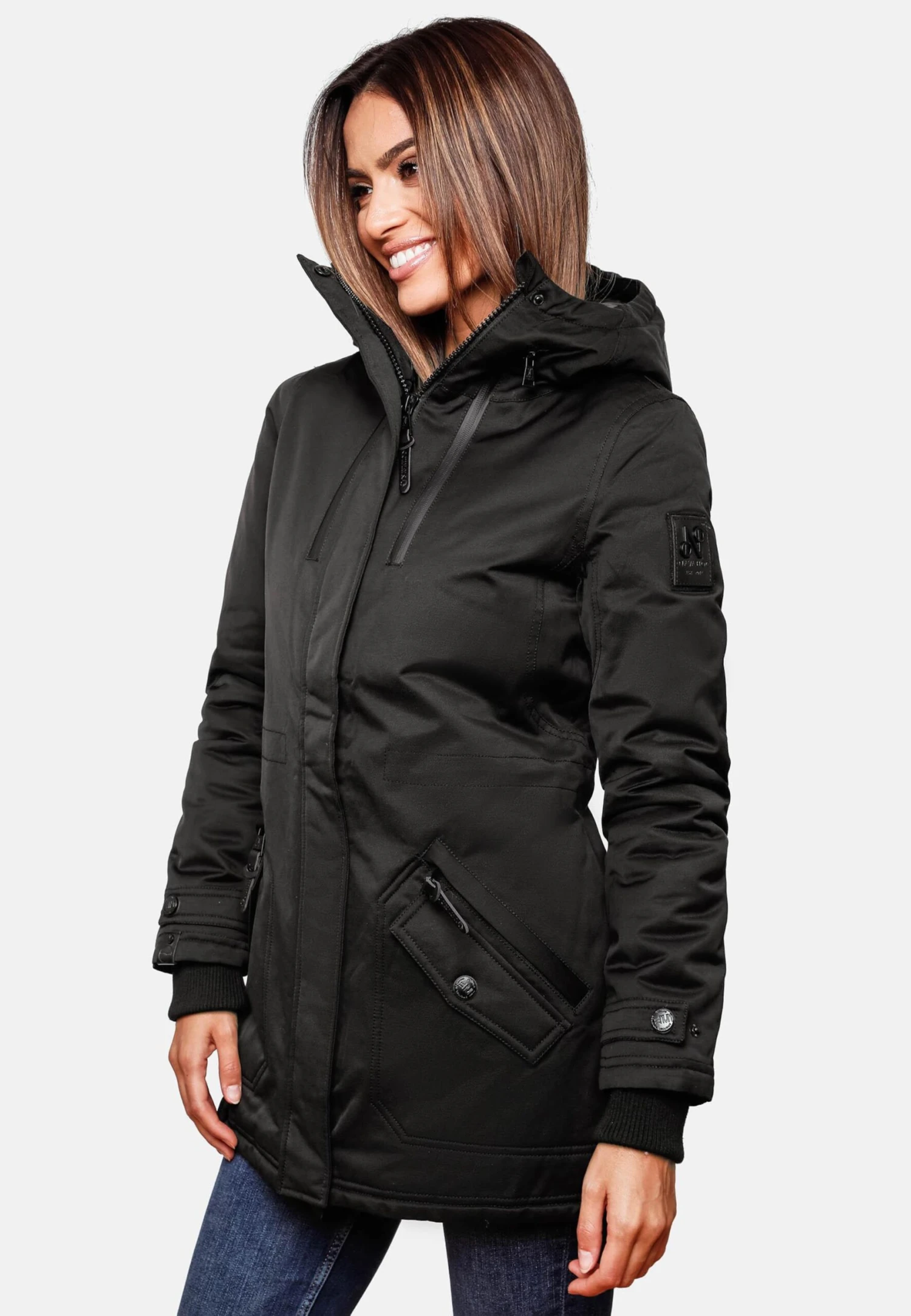 Navahoo Parkas Winterparka Dames Zwart 7 Navahoo Parkas Winterparka Dames Zwart - Afbeelding 7