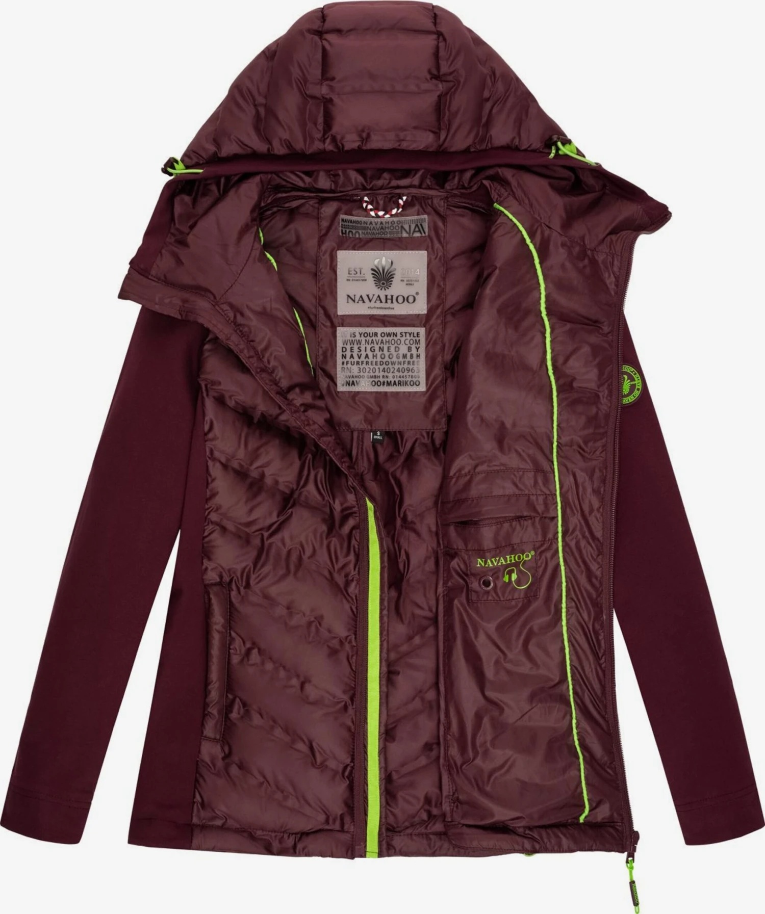 Navahoo Tussenjassen Tussenjas Nimm Mich Mit Dames Lila 4 Navahoo Tussenjassen Tussenjas Nimm Mich Mit Dames Lila - Afbeelding 4