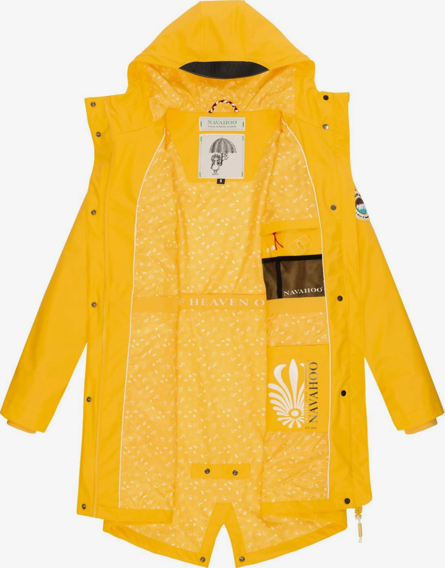 Navahoo Outdoor Jassen Functionele Jas Tropical Storm Dames Geel 6 Navahoo Outdoor Jassen Functionele Jas Tropical Storm Dames Geel - Afbeelding 6