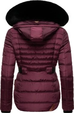 Navahoo Winterjassen Winterjas Melikaa Dames Bordeaux -Navahoo b3517d46294011d0fd318da09cd56d8d