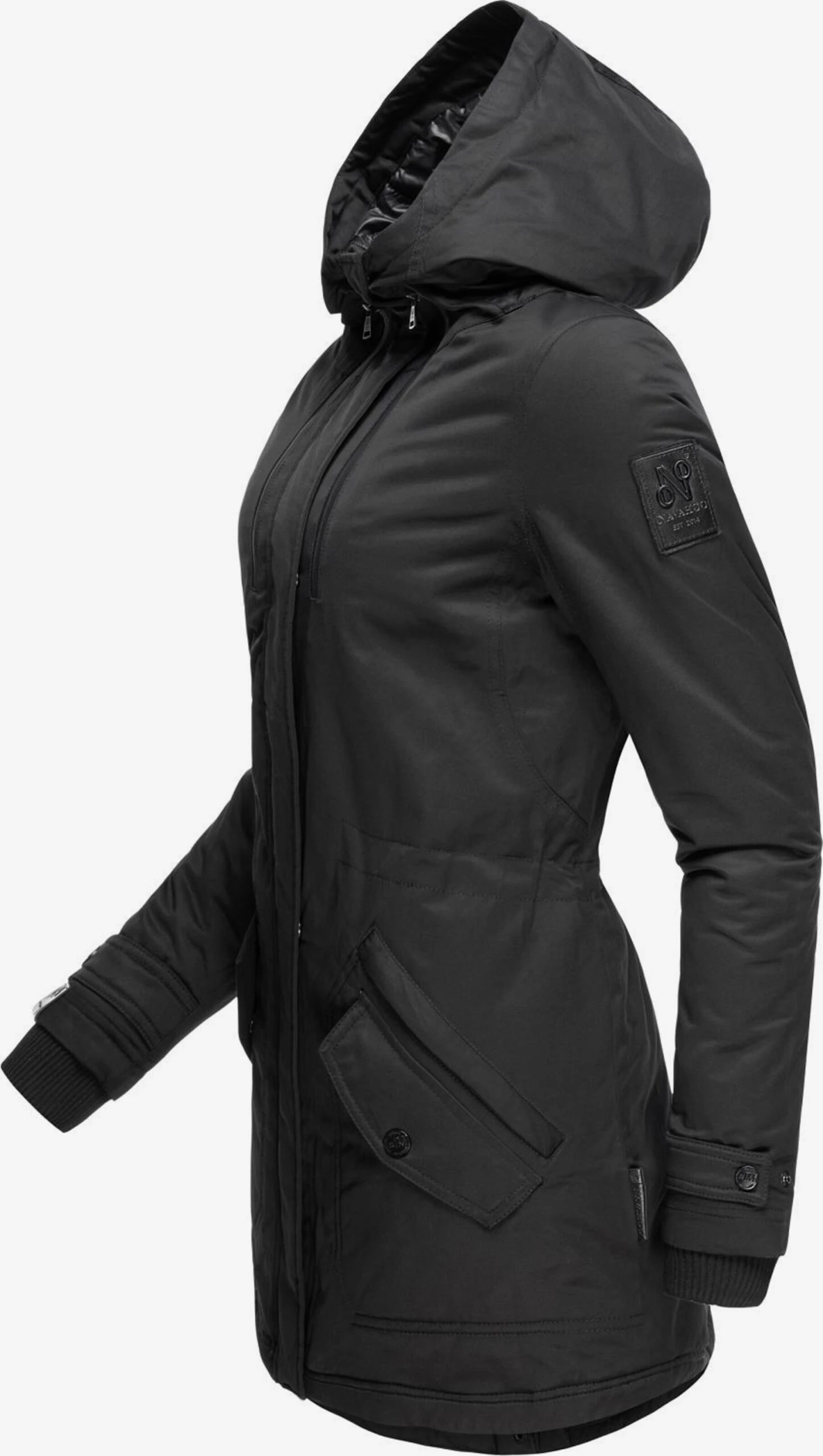 Navahoo Parkas Winterparka Dames Zwart 2 Navahoo Parkas Winterparka Dames Zwart - Afbeelding 2