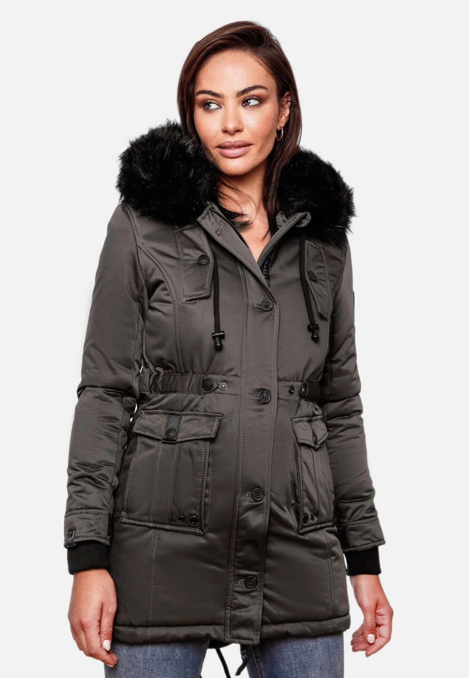 Navahoo Parkas Winterparka Dames Grijs 6 Navahoo Parkas Winterparka Dames Grijs - Afbeelding 6