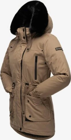 Navahoo Parkas Winterparka Dames Lichtbruin -Navahoo b4e955c05ffda0a3d657a0a14c53b8b1