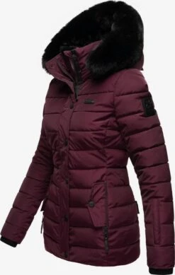 Navahoo Winterjassen Winterjas Milianaa Dames Aubergine -Navahoo b54e0d8fa3a036d0e4041fe6632fbfd6