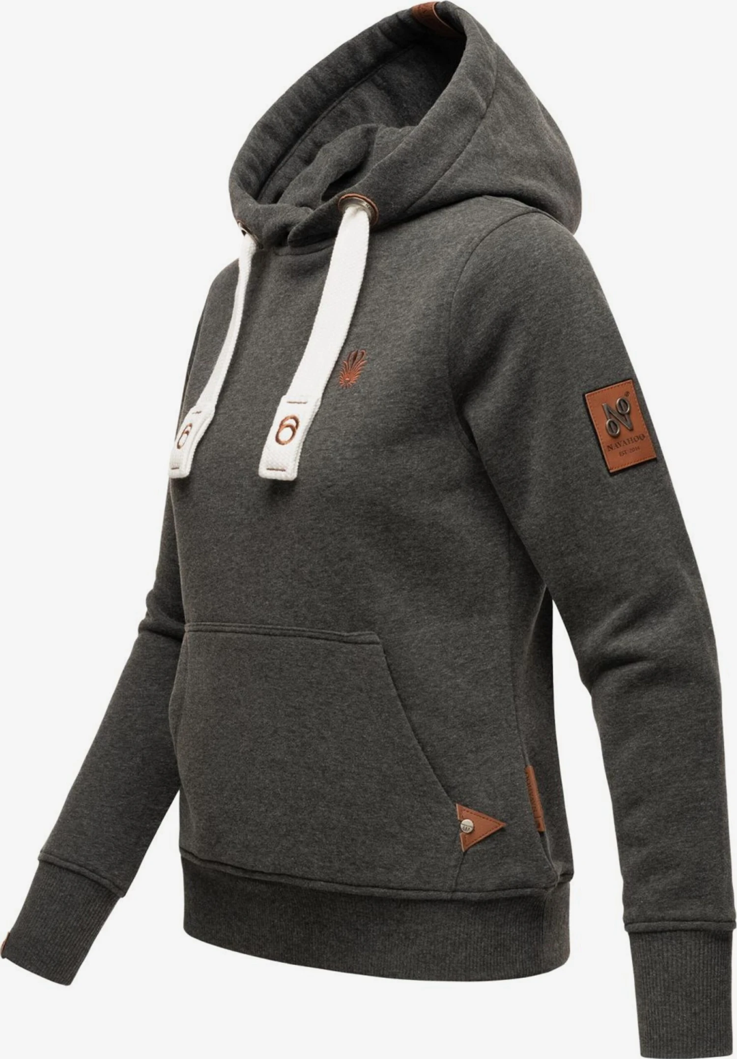 Navahoo Hoodies Sweatshirt Damlaa Dames Grijs Gemêleerd 3 Navahoo Hoodies Sweatshirt Damlaa Dames Grijs Gemêleerd - Afbeelding 3