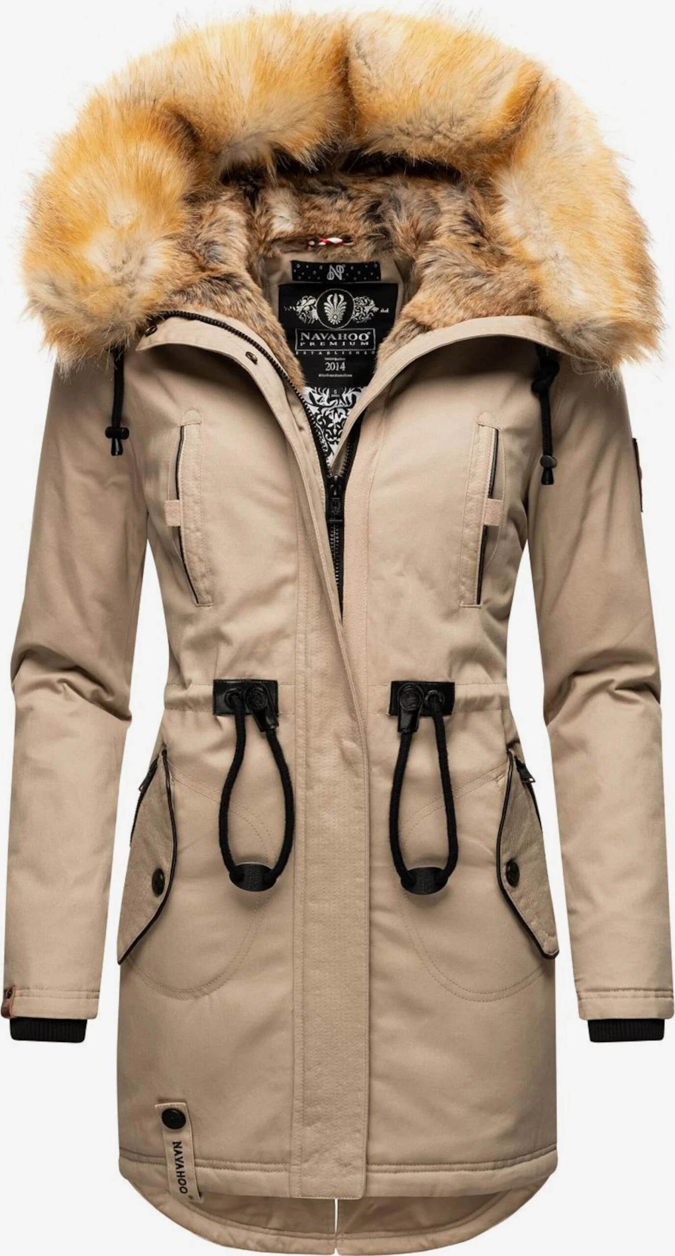Navahoo Parkas Winterparka Bombii Dames Donkerbruin 1 Navahoo Parkas Winterparka Bombii Dames Donkerbruin
