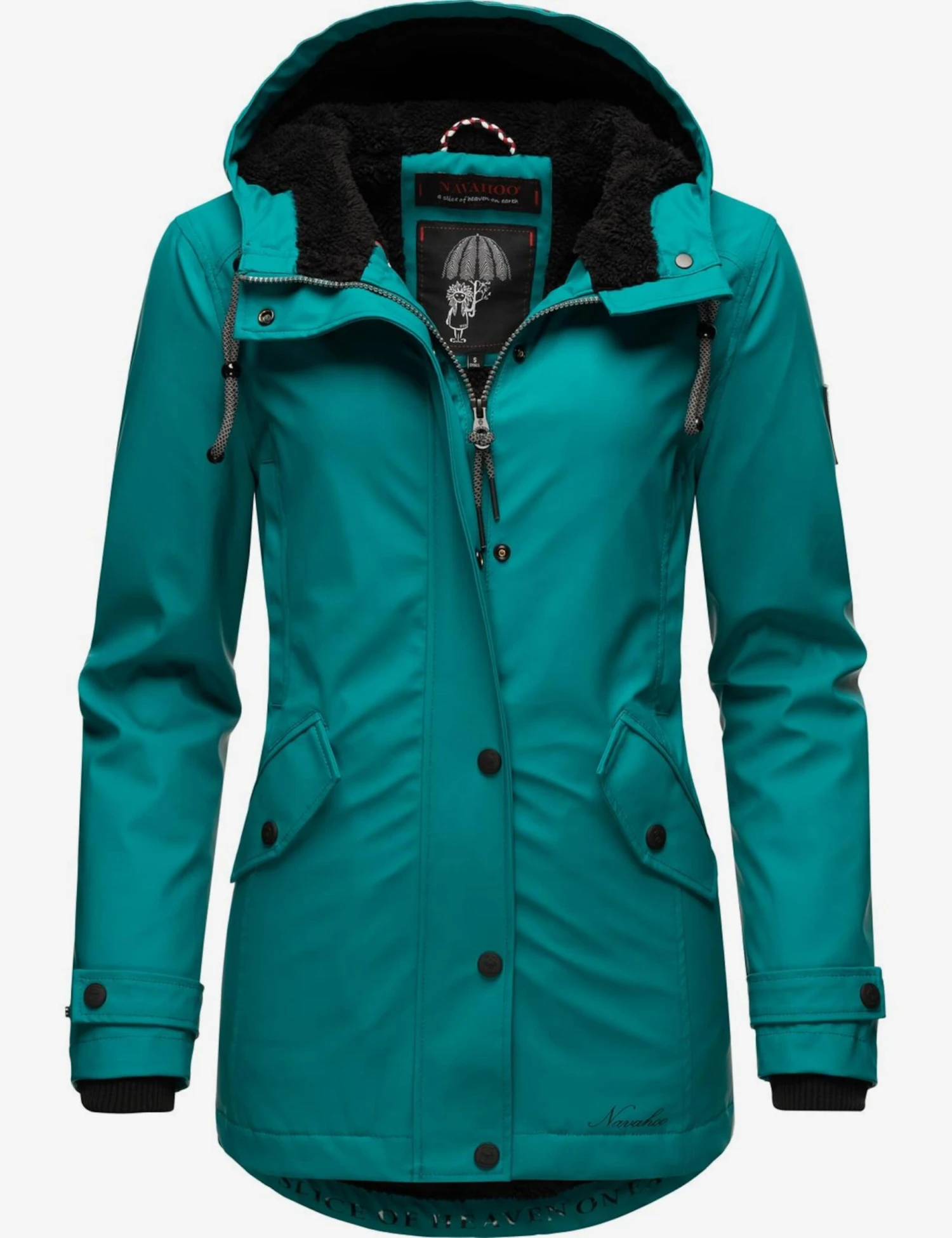 Navahoo Winterjassen Winterjas Lindraa Dames Blauw 6 Navahoo Winterjassen Winterjas Lindraa Dames Blauw - Afbeelding 6