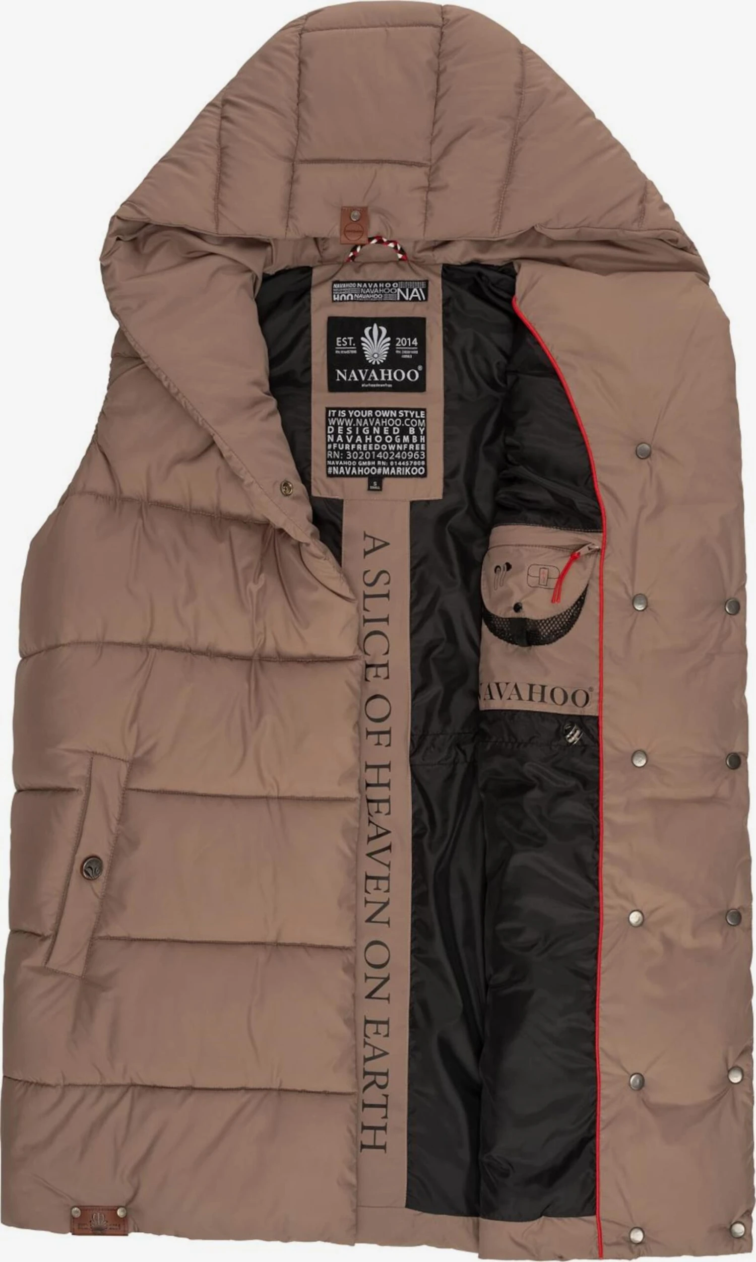 Navahoo Bodywarmers Bodywarmer Madilynaa Dames Taupe 5 Navahoo Bodywarmers Bodywarmer Madilynaa Dames Taupe - Afbeelding 5