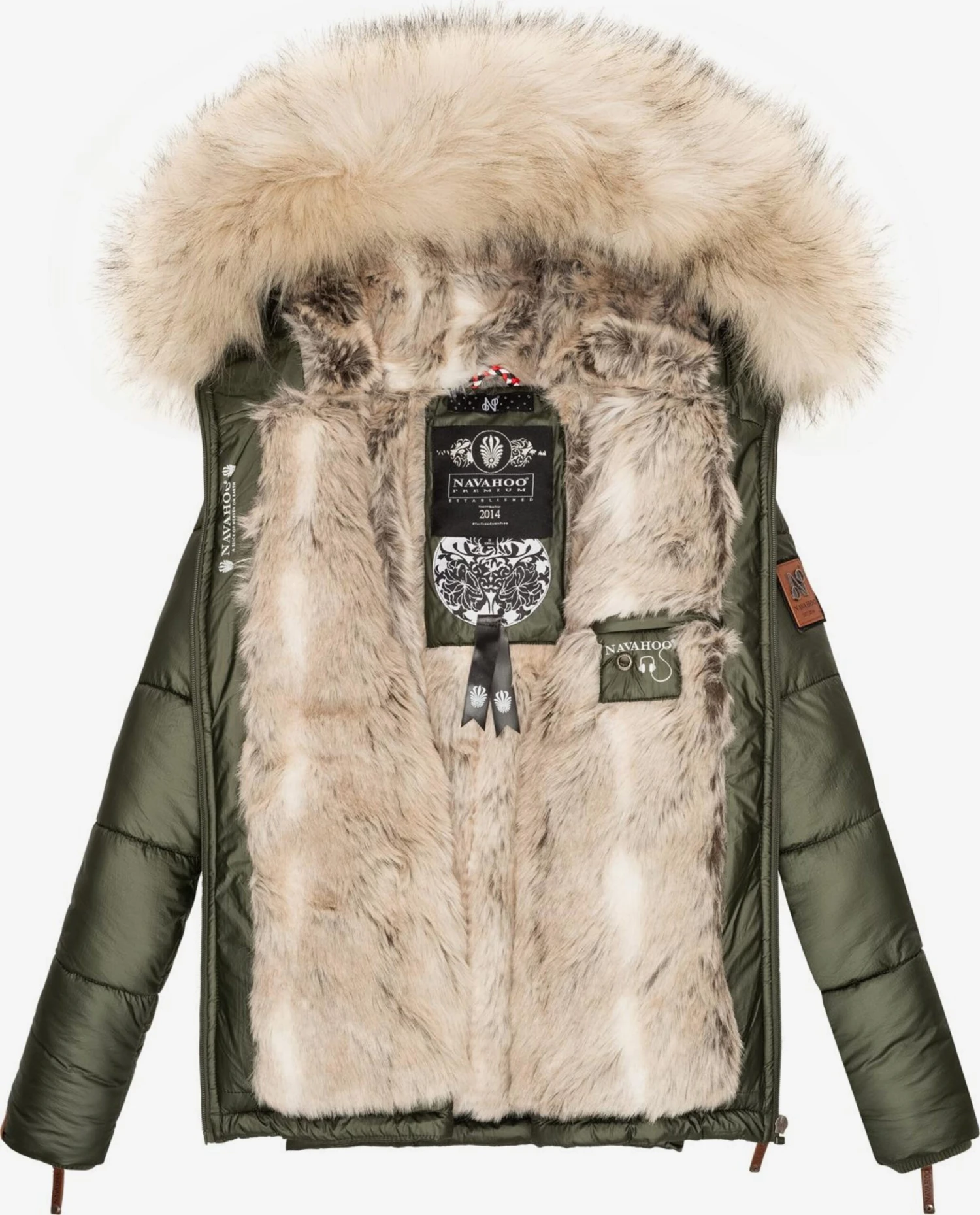 Navahoo Winterjassen Winterjas Tikunaa Dames Olijfgroen 5 Navahoo Winterjassen Winterjas Tikunaa Dames Olijfgroen - Afbeelding 5