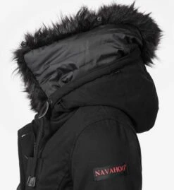 Navahoo Parkas Winterparka Luluna Dames Zwart -Navahoo bc4585b57d60a6ee0c436d957a9b0b0a