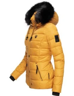 Navahoo Winterjassen Winterjas Zuckerbiene Dames Geel -Navahoo be81051b3de057b75c67f386e34fb64c