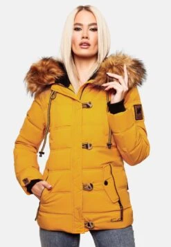 Navahoo Winterjassen Winterjas Zoja Dames Geel -Navahoo c3125ea4280844dff795bd09a8368cca