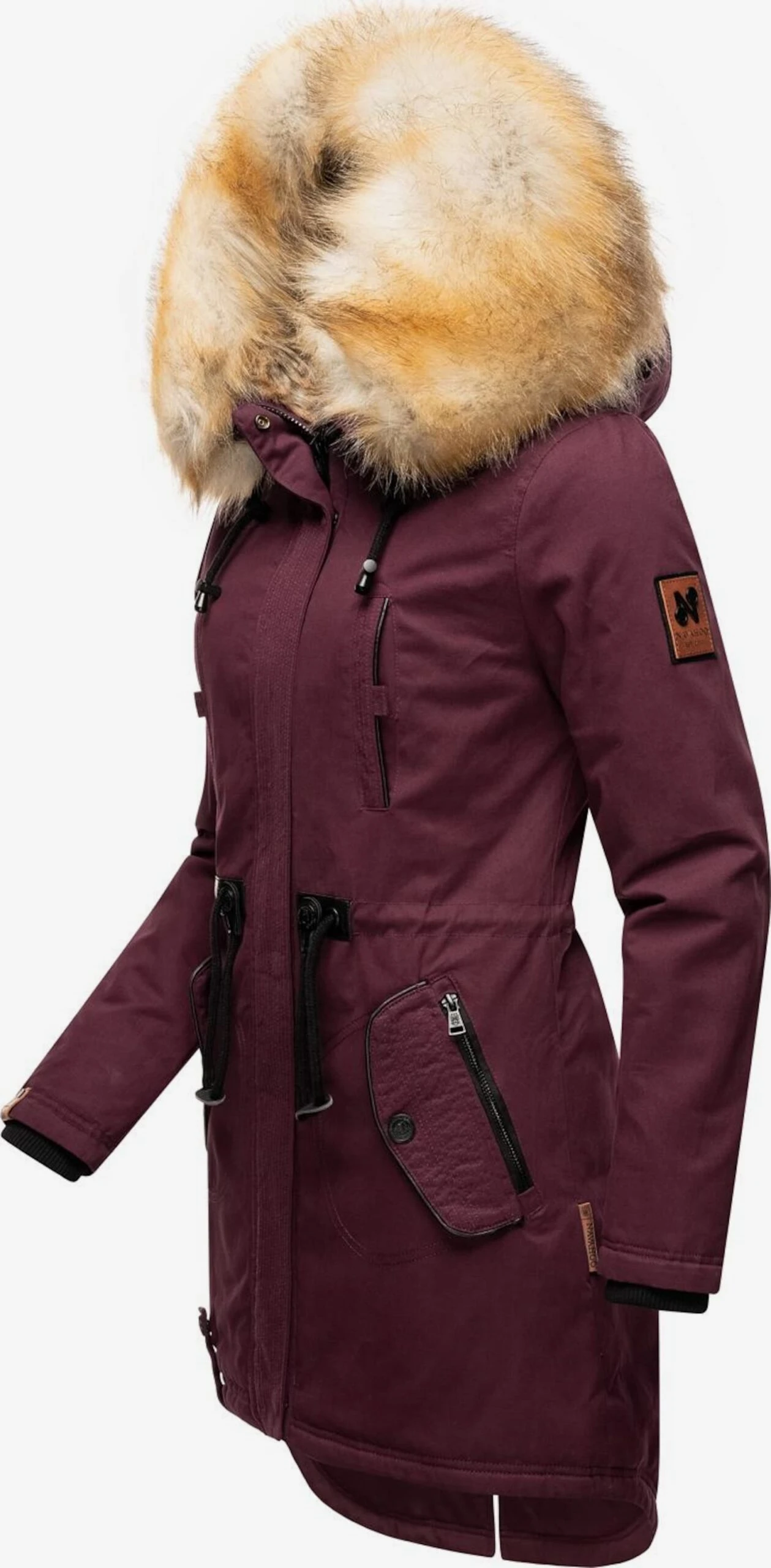 Navahoo Parkas Winterparka Bombii Dames Bordeaux 2 Navahoo Parkas Winterparka Bombii Dames Bordeaux - Afbeelding 2