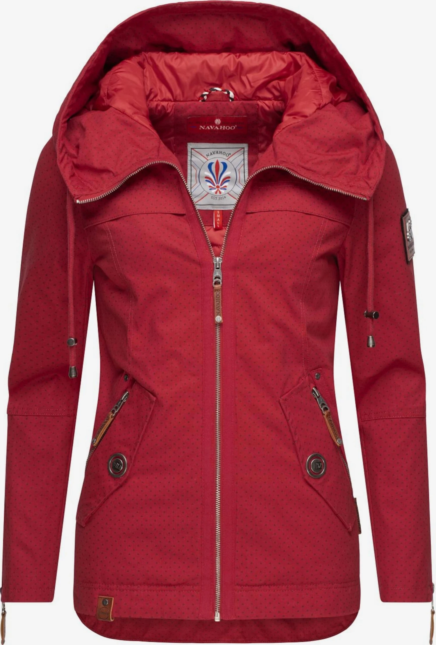 Navahoo Tussenjassen Tussenjas Wekoo Dames Rood 1 Navahoo Tussenjassen Tussenjas Wekoo Dames Rood