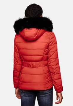 Navahoo Winterjassen Winterjas Zuckerbiene Dames Knalrood -Navahoo c5665223f8aeffb2dc9a908328701791