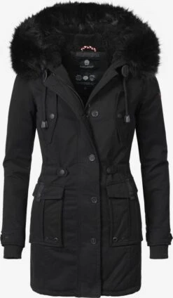 Navahoo Parkas Winterparka Luluna Dames Zwart