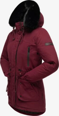 Navahoo Parkas Winterparka Dames Bordeaux -Navahoo c6ad37f98341cac517629076fb548c0a