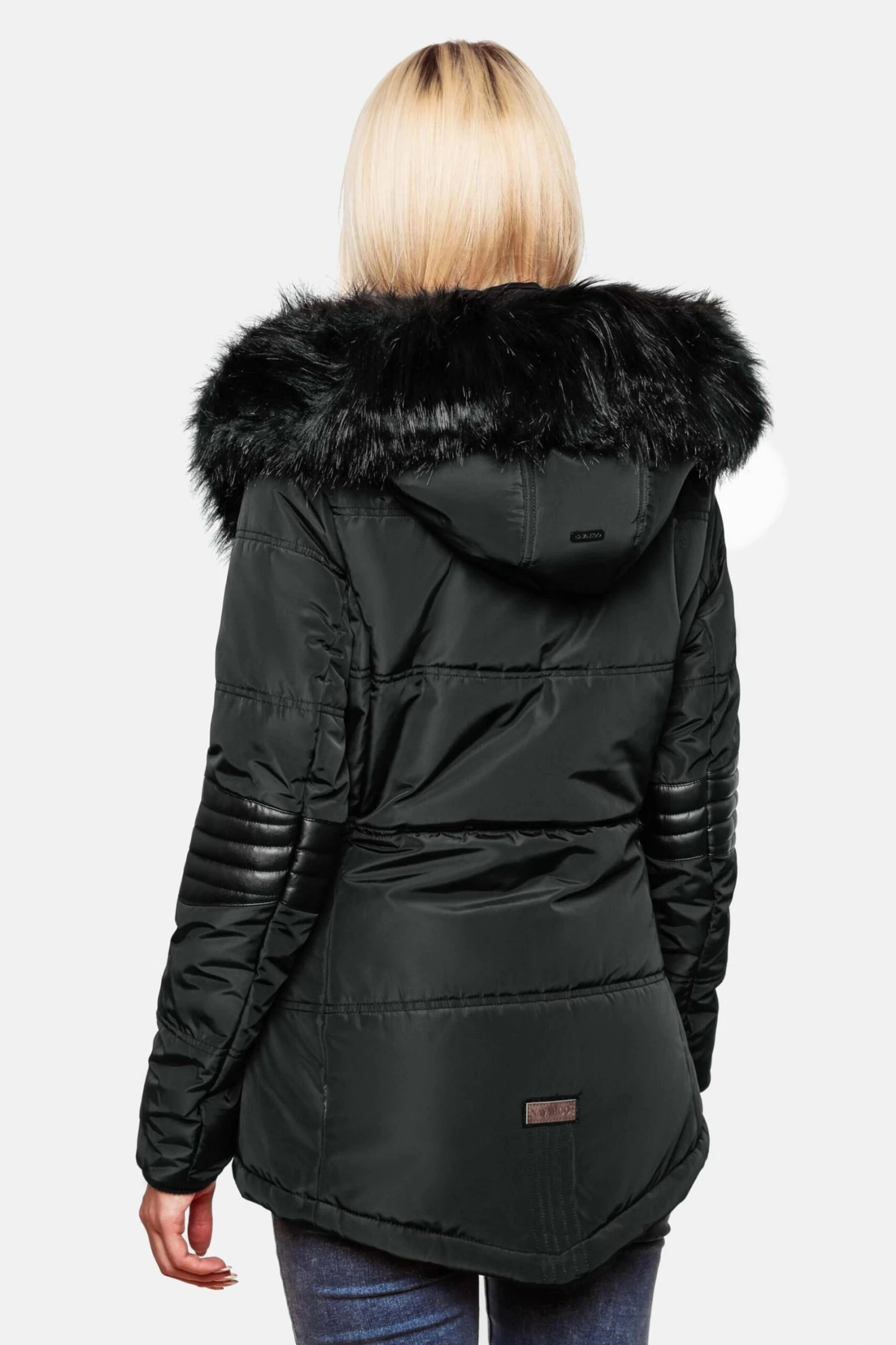 Navahoo Winterjassen Winterjas Nirvana Dames Zwart 6 Navahoo Winterjassen Winterjas Nirvana Dames Zwart - Afbeelding 6