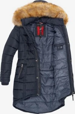 Navahoo Wintermantels Wintermantel Papaya Dames Donkerblauw -Navahoo cf3d722ca9f693ecb6190694b99cffd6