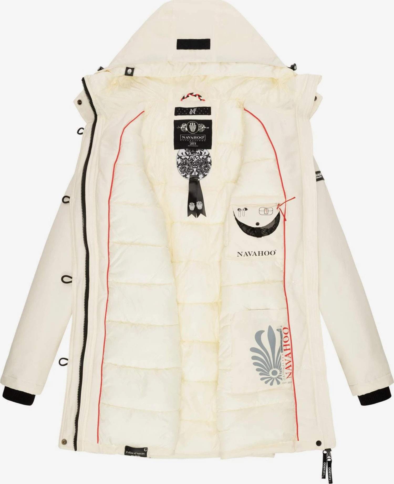 Navahoo Parkas Winterparka Freeze Stoorm Dames Offwhite 5 Navahoo Parkas Winterparka Freeze Stoorm Dames Offwhite - Afbeelding 5