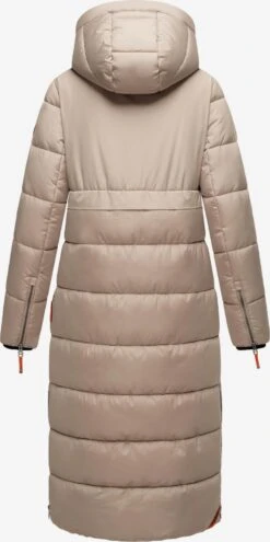 Navahoo Wintermantels Wintermantel Dames Taupe -Navahoo d2799c82650322f7c9edf46b0fc76d1a