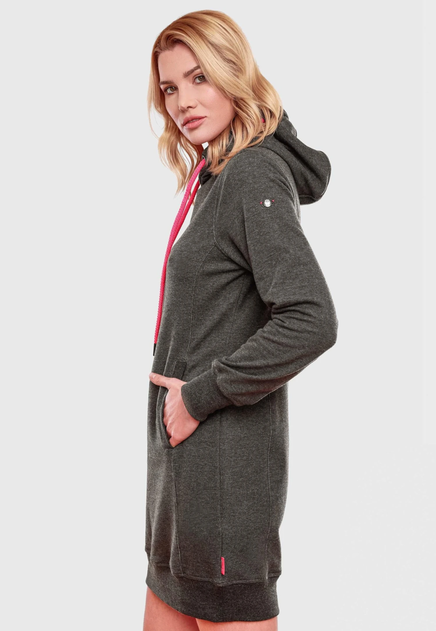 Navahoo Mini Jurken Jurk Dames Donkergrijs 6 Navahoo Mini Jurken Jurk Dames Donkergrijs - Afbeelding 6