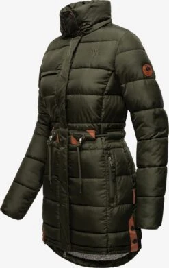 Navahoo Wintermantels Wintermantel Daliee Dames Donkergroen -Navahoo d9105ccc31f458e1243c9117af786fa9