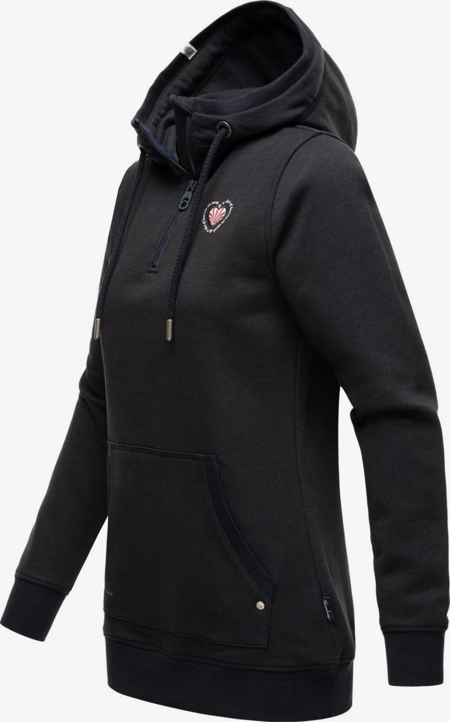 Navahoo Hoodies Sweatshirt Zauberelfe Dames Grijs 3 Navahoo Hoodies Sweatshirt Zauberelfe Dames Grijs - Afbeelding 3