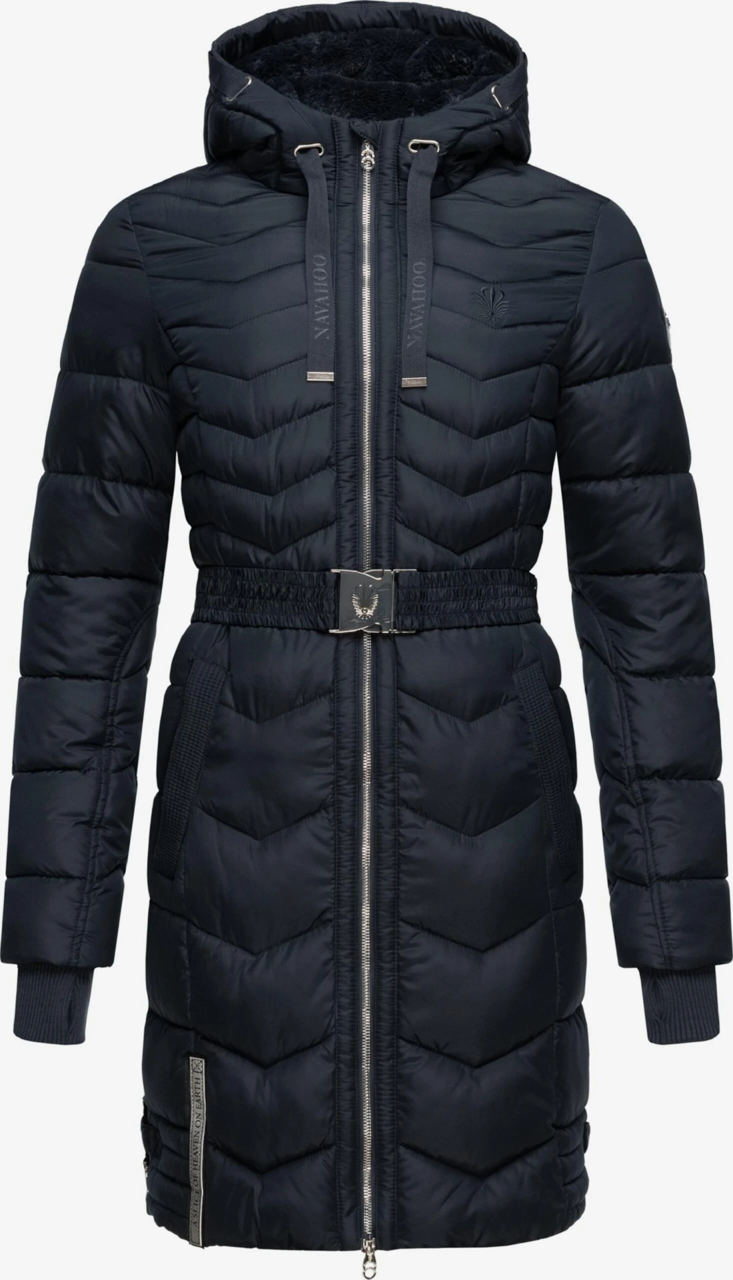 Navahoo Wintermantels Wintermantel Alpenveilchen Dames Navy 1 Navahoo Wintermantels Wintermantel Alpenveilchen Dames Navy