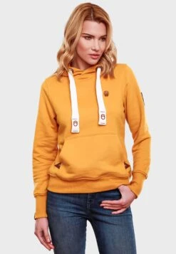 Navahoo Hoodies Sweatshirt Damlaa Dames Goudgeel -Navahoo dd681077d0088ff9f4b2eaba1d8c1fc6