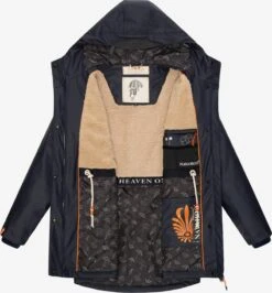 Navahoo Regenmantels Tussenmantel Rainy Forest Dames Donkerblauw -Navahoo de4e93bf3d110d18a0161e1a2e3bbc01