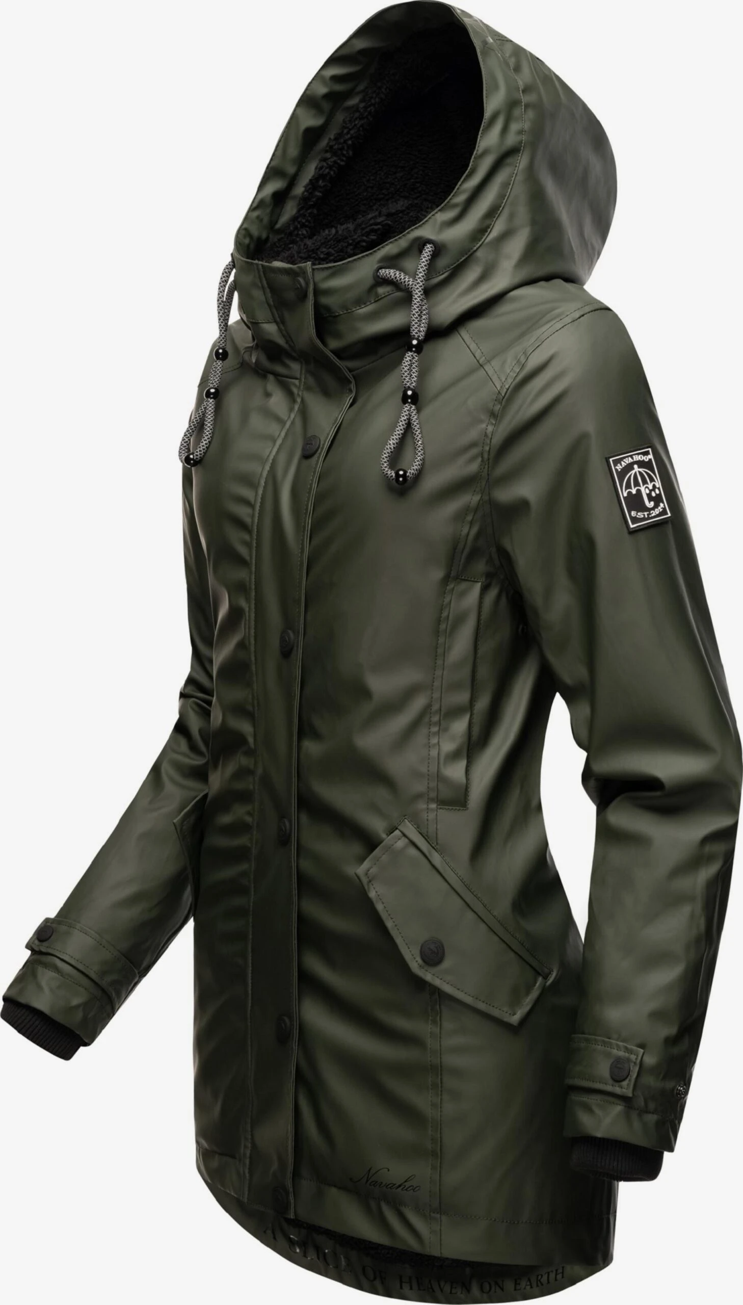 Navahoo Winterjassen Winterjas Lindraa Dames Kaki 3 Navahoo Winterjassen Winterjas Lindraa Dames Kaki - Afbeelding 3