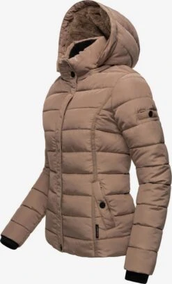 Navahoo Winterjassen Winterjas Miamor Dames Taupe -Navahoo e469c3fda052ccc840a7aa03b9469d35