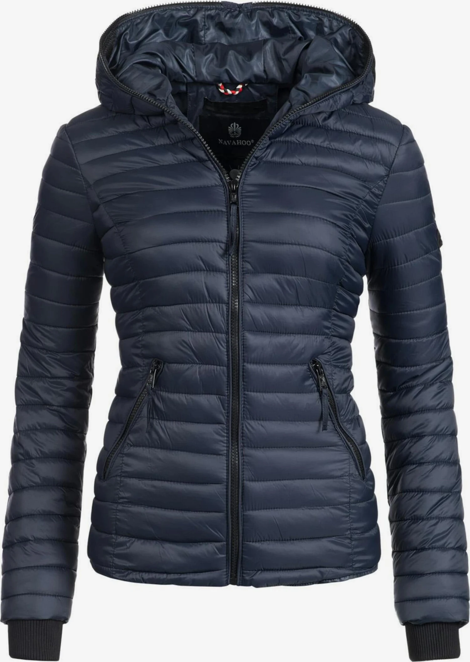 Navahoo Tussenjassen Tussenjas Kimuk Dames Donkerblauw 1 Navahoo Tussenjassen Tussenjas Kimuk Dames Donkerblauw