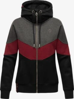 Navahoo Sweatvesten Sweatvest Honigperle Dames Zwart