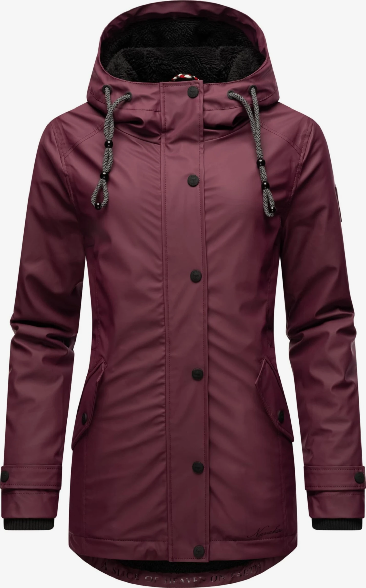 Navahoo Winterjassen Winterjas Lindraa Dames Bordeaux 1 Navahoo Winterjassen Winterjas Lindraa Dames Bordeaux