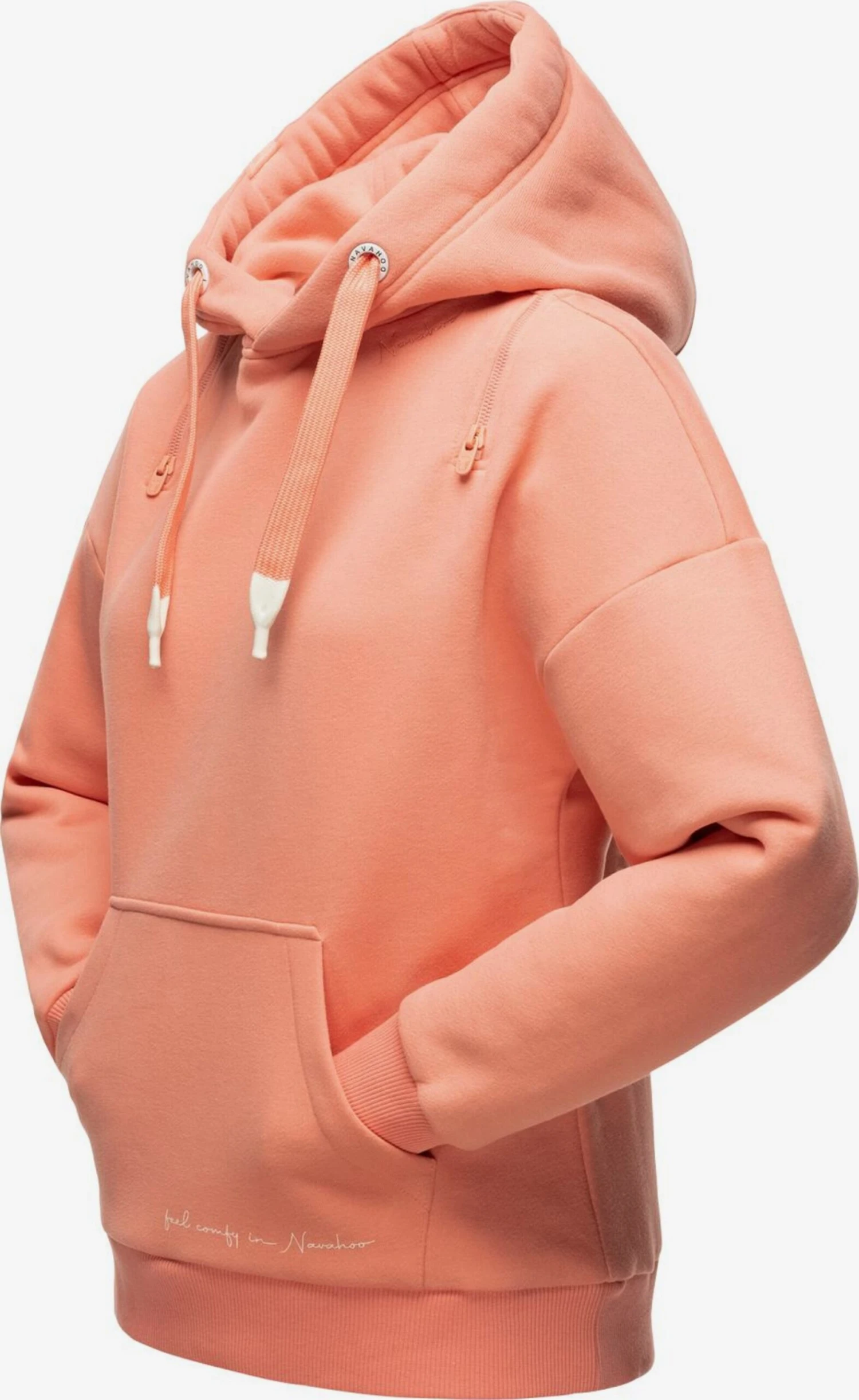 Navahoo Hoodies Sweatshirt Zuckerbärchen Dames Zalm Roze 2 Navahoo Hoodies Sweatshirt Zuckerbärchen Dames Zalm Roze - Afbeelding 2