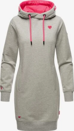 Navahoo Mini Jurken Jurk Dames Grijs Gemêleerd