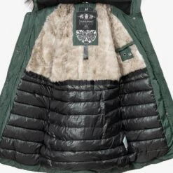 Navahoo Wintermantels Wintermantel Paula Dames Smaragd -Navahoo ed504371ce9fc09d9b02ab2cc4293456