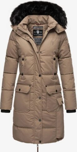 Navahoo Wintermantels Wintermantel Cosimaa Dames Chamois
