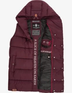 Navahoo Bodywarmers Bodywarmer Madilynaa Dames Bordeaux -Navahoo efd6a984af489fa70bc37b90fdb45346