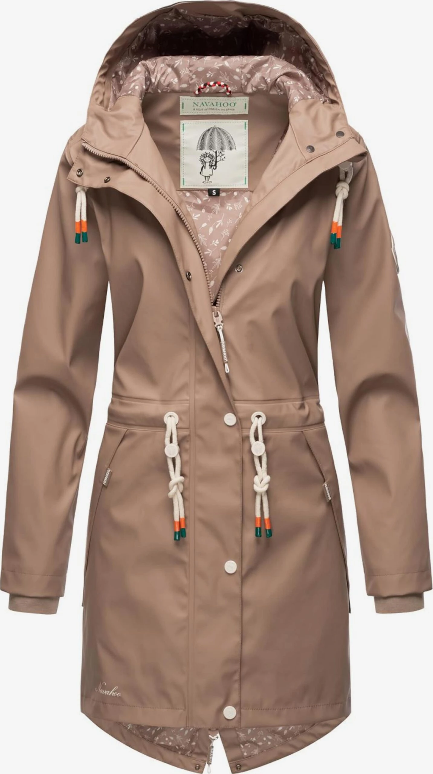 Navahoo Outdoor Jassen Functionele Jas Tropical Storm Dames Beige 2 Navahoo Outdoor Jassen Functionele Jas Tropical Storm Dames Beige - Afbeelding 2