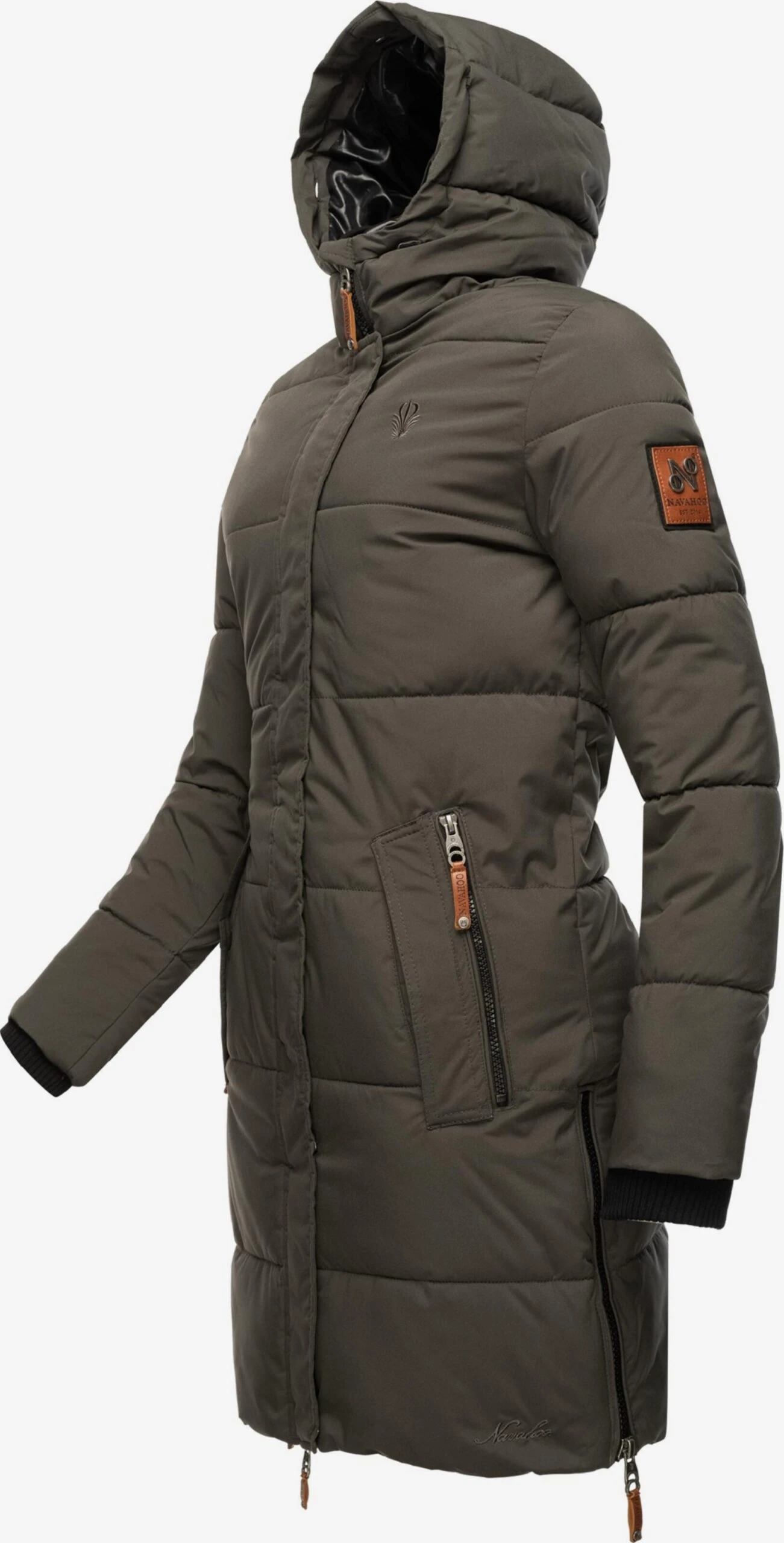 Navahoo Wintermantels Wintermantel Halina Dames Antraciet 4 Navahoo Wintermantels Wintermantel Halina Dames Antraciet - Afbeelding 4